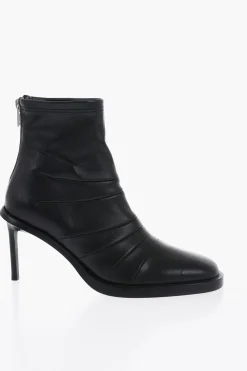 Stivaletti a Calzino HEDY in Pelle con Cuciture 8cm></noscript>Ann Demeulemeester New