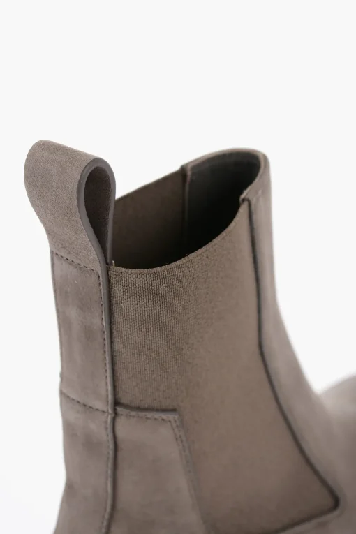 New Stivaletti Chelsea BEATLE BOZO in Pelle con Suola in Gomma Donna Stivali