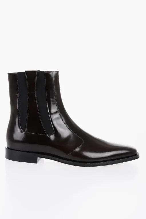 Clearance Stivaletti Chelsea In Pelle Uomo Stivali