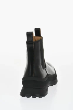 Stivaletti Chelsea in Pelle con Suola Vibram>Jil Sander Discount