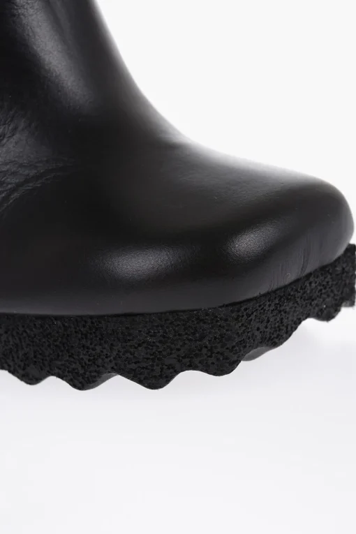 New Stivaletti Chelsea SPONGE in Pelle 12cm Donna Stivali