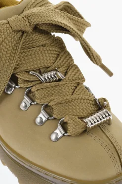 Stivaletti da Trekking a in Pelle Tinta Unita></noscript>Burberry Online