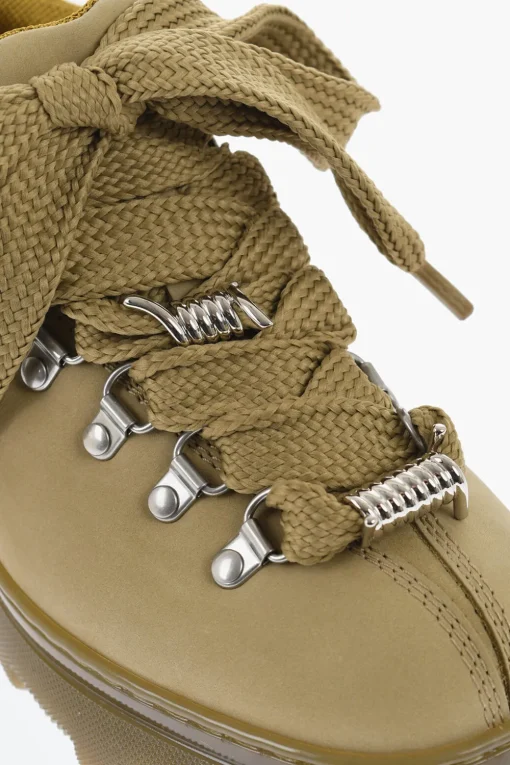 Stivaletti da Trekking a in Pelle Tinta Unita>Burberry Online