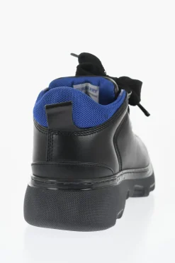 Stivaletti da Trekking a in Pelle Tinta Unita>Burberry Best