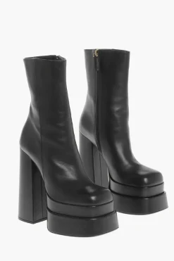 Online Stivaletti HYPER Platform in Pelle con Zip Interna 16cm Donna Stivali