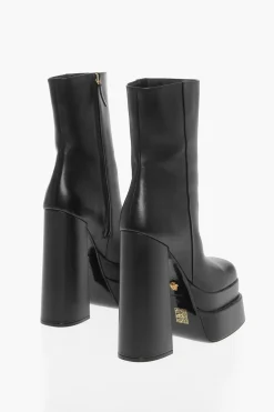 Online Stivaletti HYPER Platform in Pelle con Zip Interna 16cm Donna Stivali