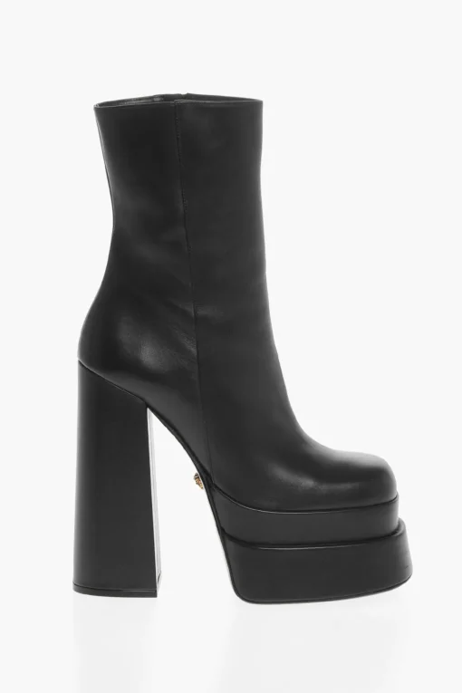 Online Stivaletti HYPER Platform in Pelle con Zip Interna 16cm Donna Stivali