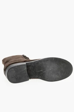Stivaletti in Camoscio a Tinta Unita con Zip Laterale></noscript>Corneliani Outlet
