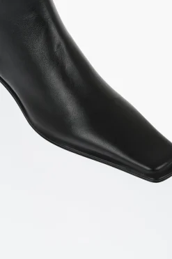 Stivaletti in Pelle con Punta Quadrata 3cm></noscript>Jil Sander Discount