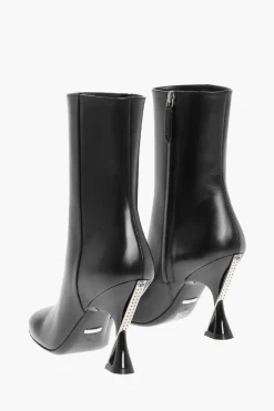 Stivaletti in Pelle LEBONNE con Tacco a Rocchetto 11cm>Gucci Hot