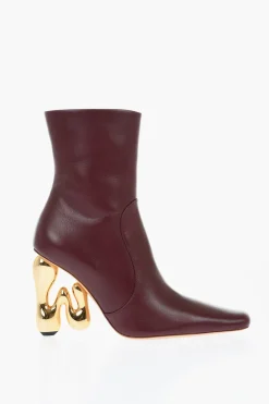 Stivaletti In Pelle LETTER Con Tacco Statement 10 cm></noscript>J.W.Anderson Sale