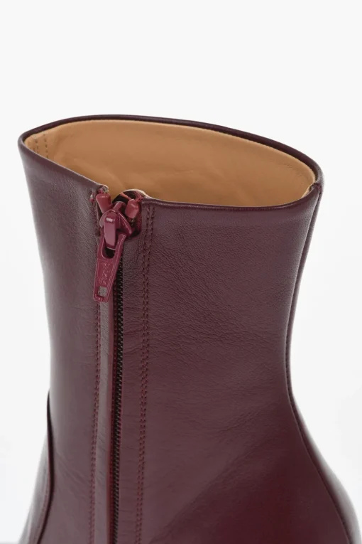Stivaletti In Pelle LETTER Con Tacco Statement 10 cm>J.W.Anderson Sale