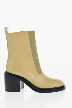 Stivaletti in Pelle ROYAL con Inserto Elastico 7cm></noscript>Jil Sander New