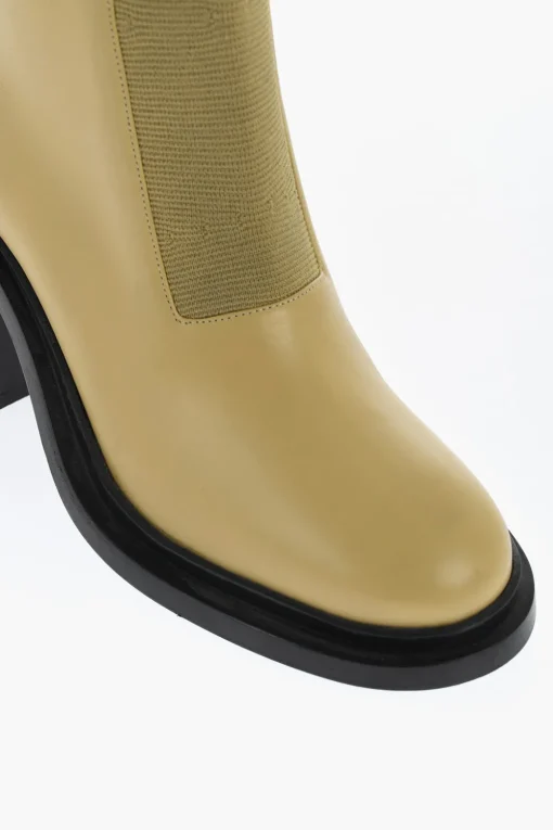 Stivaletti in Pelle ROYAL con Inserto Elastico 7cm>Jil Sander New