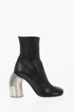 Stivaletti In Pelle SPRING Tacco Statement 11 cm></noscript>Off-White Clearance