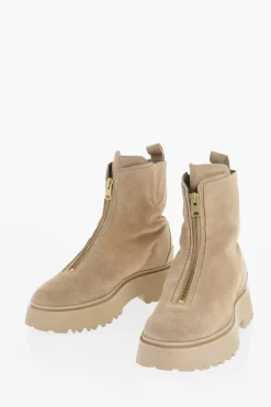 Stivaletti OPHELIA in Pelle con Zip Frontale>AllSaints Online