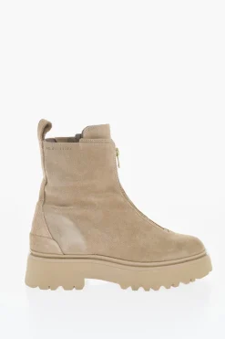 Stivaletti OPHELIA in Pelle con Zip Frontale></noscript>AllSaints Online