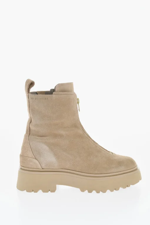 Stivaletti OPHELIA in Pelle con Zip Frontale>AllSaints Online