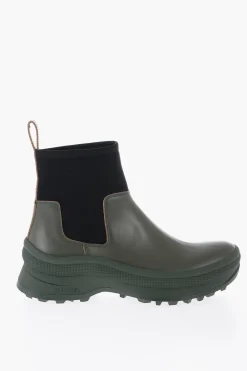 Stivaletto In Pelle Con Inserto In Neoprene></noscript>Jil Sander Clearance