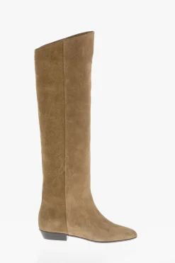 Stivali Al Ginocchio CITY In Pelle Scamosciata></noscript>Isabel Marant Sale