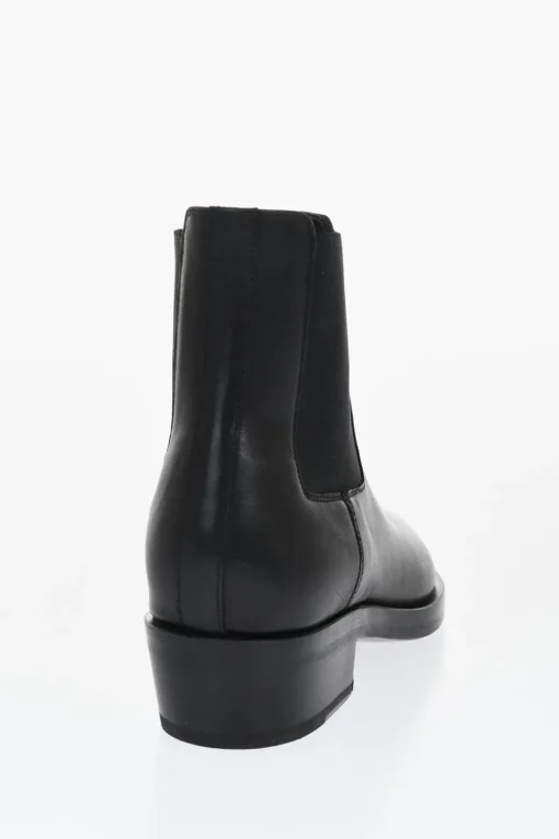Outlet Stivali Chelsea In Pelle Tacco 4 cm Donna Stivali|Stivali