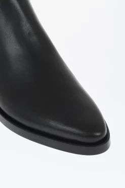Outlet Stivali Chelsea In Pelle Tacco 4 cm Donna Stivali|Stivali