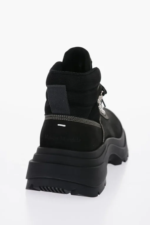 Stivali Da Trekking In Pelle>Maison Margiela Discount