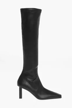 Stivali in Ecopelle con Zip Interna 8cm></noscript>Courreges Sale