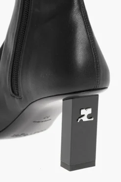 Stivali in Ecopelle con Zip Interna 8cm></noscript>Courreges Sale