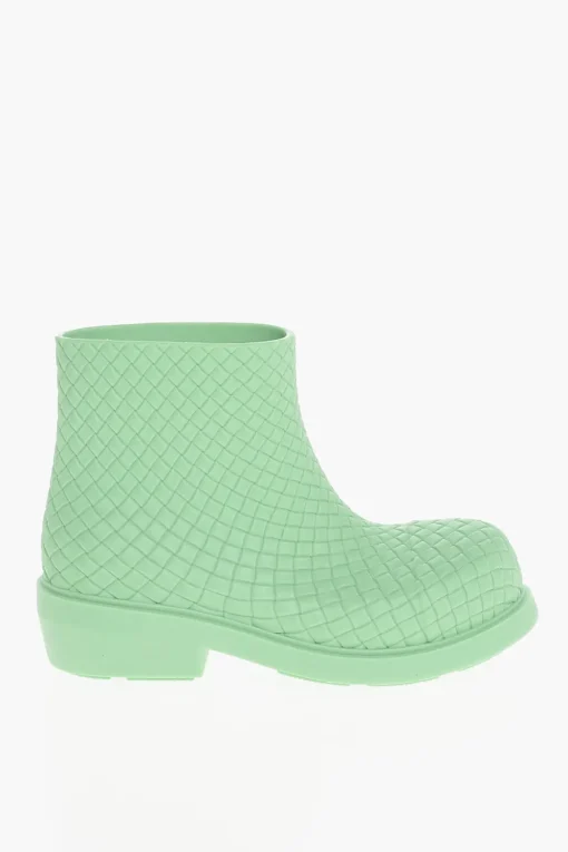 Discount Stivali In Gomma Intrecciati Uomo Stivali