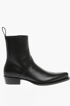 Stivali In Pelle A Punta></noscript>Bottega Veneta Sale