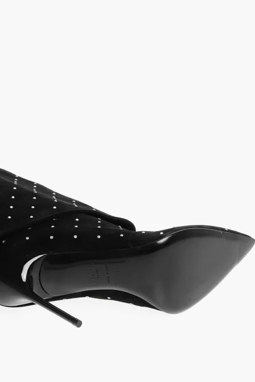 Sale Stivali in Suede ARIEL con Dettaglio Strass Donna Stivali