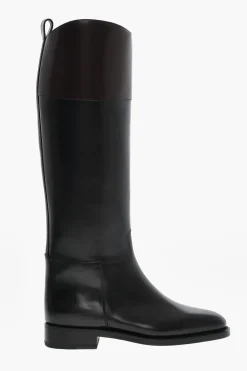 Stivali RIDING In Pelle Spazzolata></noscript>Dsquared2 Fashion