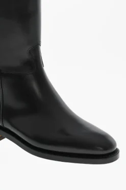 Stivali RIDING In Pelle Spazzolata></noscript>Dsquared2 Fashion