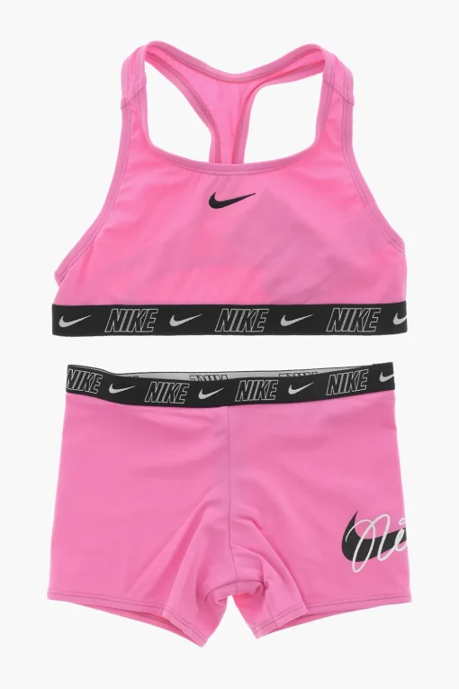 SWIM Bikini in Nylon Stretch con Banda Logata>Nike KIDS New