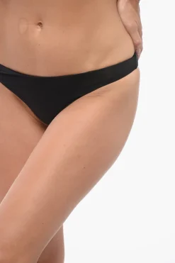 SWIM Bikini in Tinta Unita con Logo Stampato></noscript>Nike New