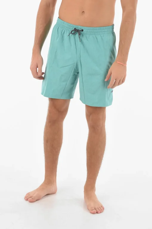 SWIM Costume Boxer a Tinta Unita con Elastico in Vita>Nike Outlet