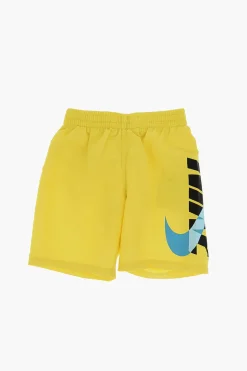 Sale SWIM Costume da Bagno Boxer con Stampa laterale Logo Bambino Abbigliamento
