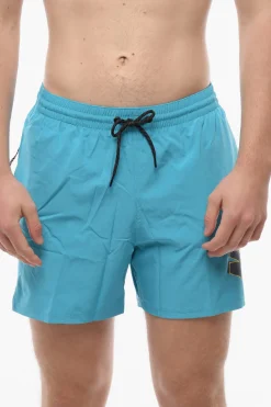 SWIM Costume da Bagno Boxer in Tinta Unita a 3 Tasche>Nike New