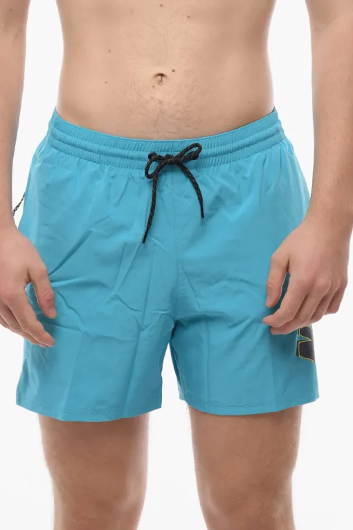 SWIM Costume da Bagno Boxer in Tinta Unita a 3 Tasche>Nike New