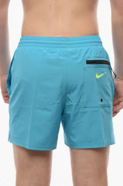 SWIM Costume da Bagno Boxer in Tinta Unita a 3 Tasche>Nike New