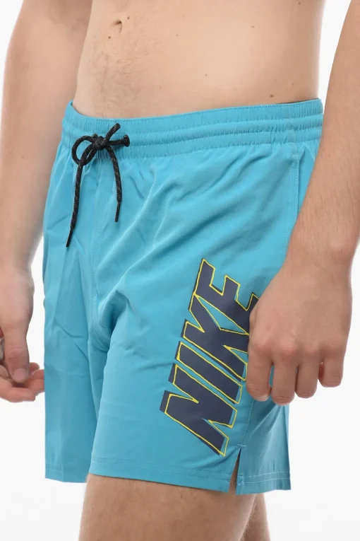 SWIM Costume da Bagno Boxer in Tinta Unita a 3 Tasche>Nike New