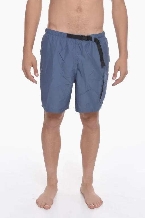 SWim Costume da Bagno Boxer in Tinta Unita con Cintura>Nike Clearance