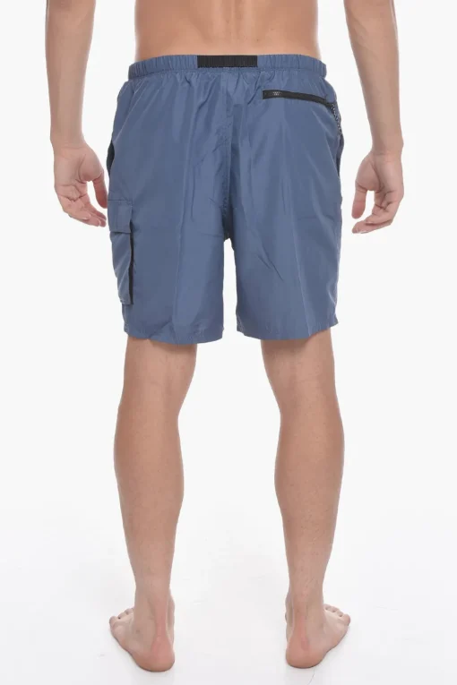 SWim Costume da Bagno Boxer in Tinta Unita con Cintura>Nike Clearance