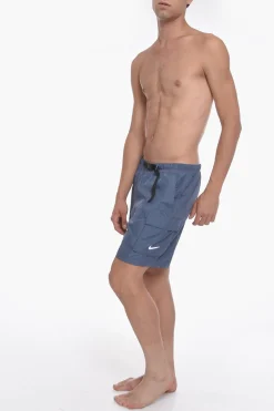 SWim Costume da Bagno Boxer in Tinta Unita con Cintura></noscript>Nike Clearance