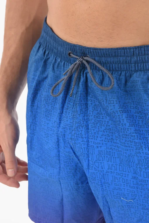 SWIM Costume da Bagno Boxer con Logo All Over>Nike Clearance