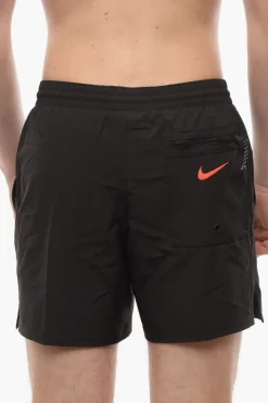 SWIM Costume da Bagno Boxer 5 VOLLEY in Tinta Unita a 3 Tasche>Nike Hot