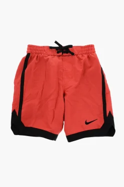 SWIM Costume da Bagno Boxer in Tinta Unita con Bordi a Contrasto>Nike KIDS Hot