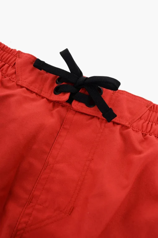 SWIM Costume da Bagno Boxer in Tinta Unita con Bordi a Contrasto>Nike KIDS Hot