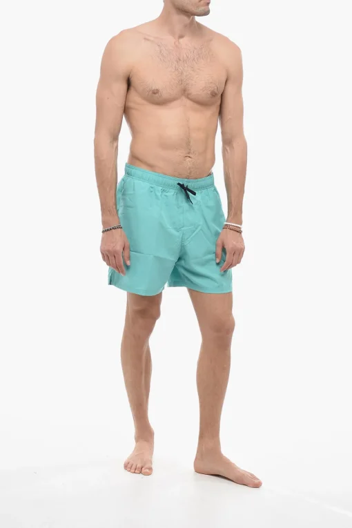 Clearance SWIM Costume da Bagno Boxer SWOOSH LINE in Nylon Uomo Costumi Da Bagno